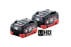 Metabo 18V  8.0Ah LiHD Battery Twin pack