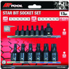 13pc Torx Star Socket set PT10301