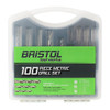 Bristol 100pc Drill Bit Set HSS  BTW100M