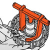 2 leg Transmission Clutch spring compressor PT53801