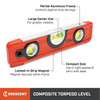 Crescent LUFKIN 9" Composite Torpedo Level LTL1000-02