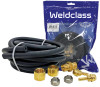 WELDCLASS Welding gas Hose kit 5mm x 4mt 