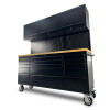 72" 15 Drawer roller cabinet with upper cabinet