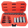 18pc Stud, Bolt, Nut & Screw remover extractor set PT53103