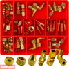 Champion 110pc Brass BSP & SAE adaptor Fittings Assortment Grab Kit CA134