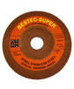 BESTEC Orange Ceramic Stainless Steel Grinding Disc 125mm 24g