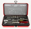 KC Tools 26pc 1/4"dr met/AF Socket set A13225