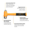 Gearwrench 24oz Dead Blow Ball Pein Hammer GWHDBBP24
