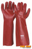 Red Pvc Chemical Gloves 45cm