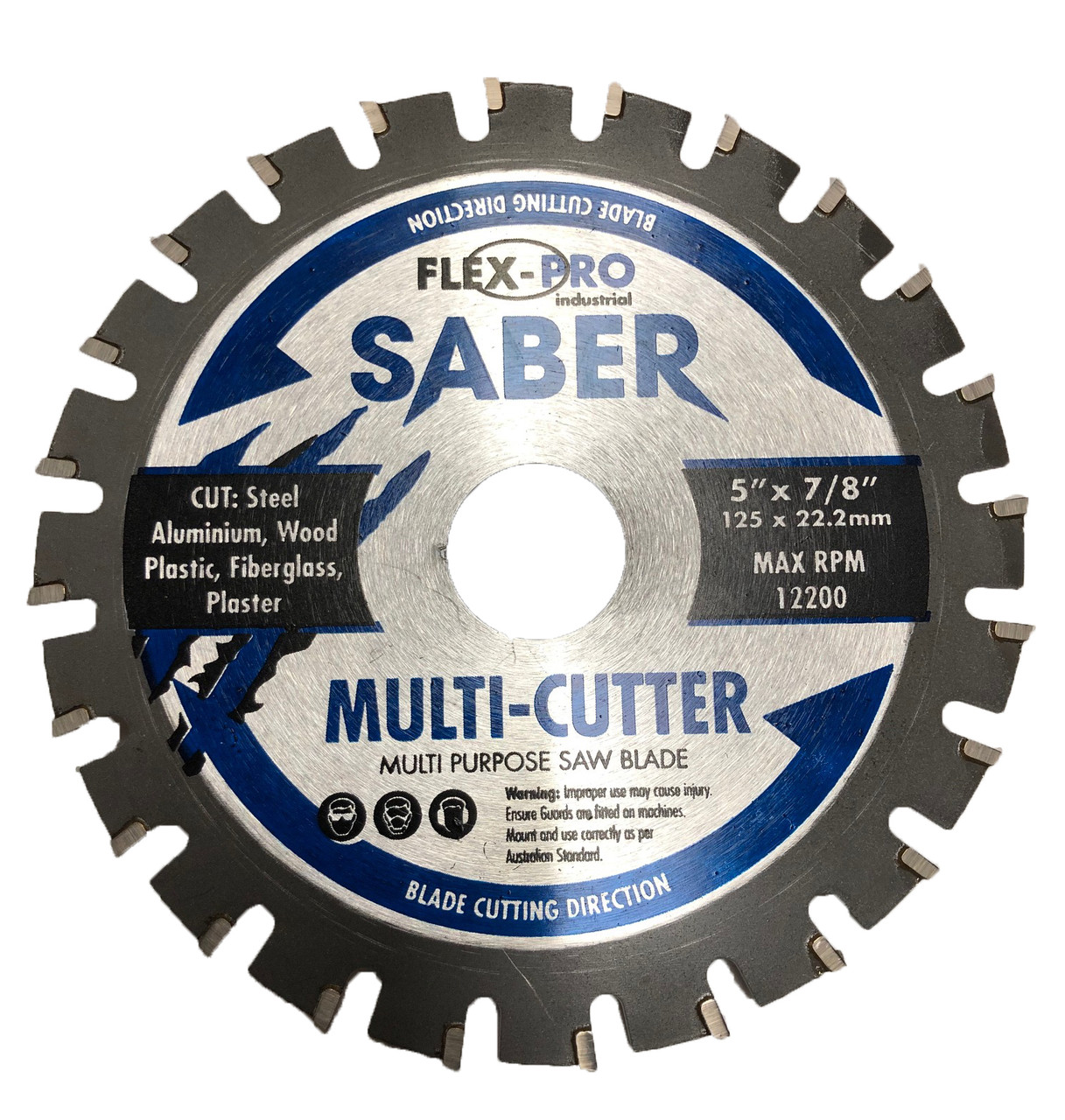 Multi cutter saw Blade 125mm 5 inch FLEXPRO Cut steel wood aluminium Robson's Tool King Store Multi cutter saw Blade 125mm 5 inch FLEXPRO Cut steel wood aluminium Robson's Tool King Store
