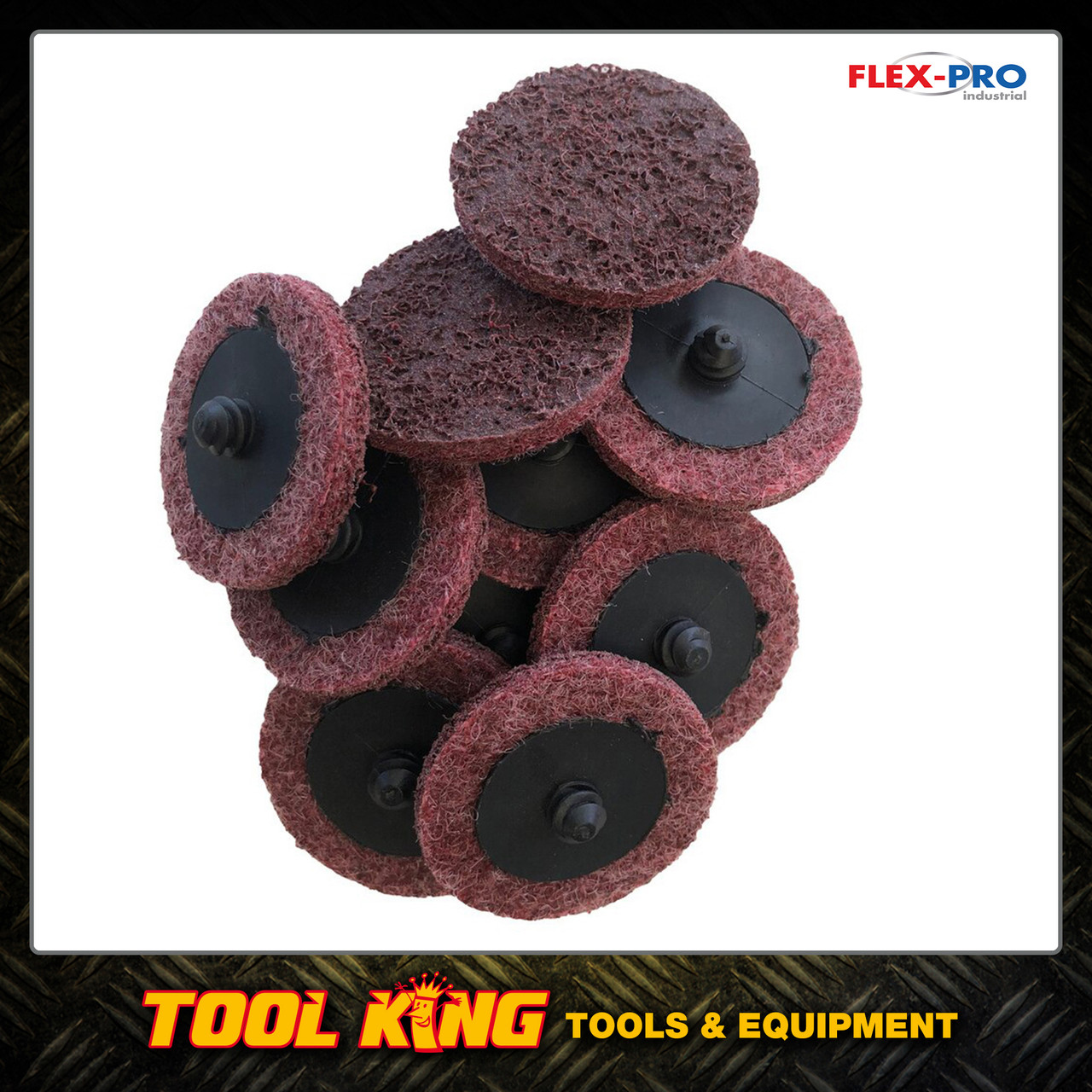 2" 50mm x10pcs Scotchbrite ROLOC quick change surface conditioning