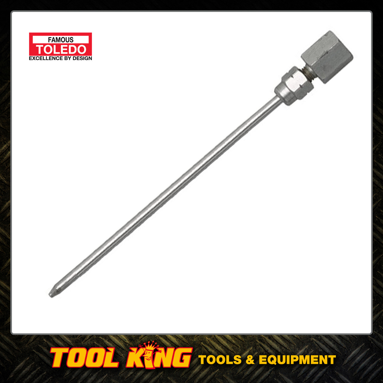 Grease gun Needle nose adaptor 150mm TOLEDO Robson's Tool King Store