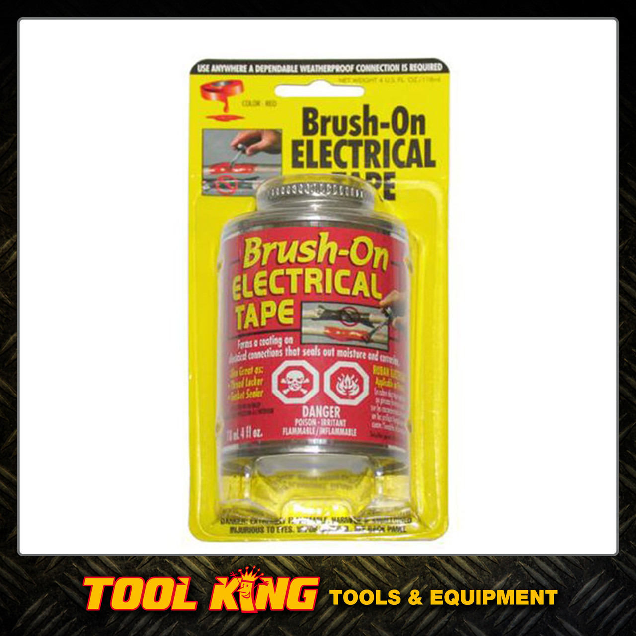Brush on Liquid electrical tape RED Robson's Tool King Store