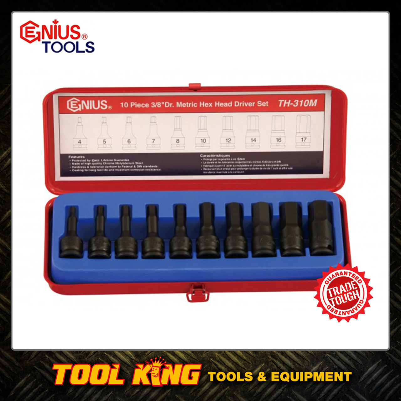 Genius Tools 11PC 1/2