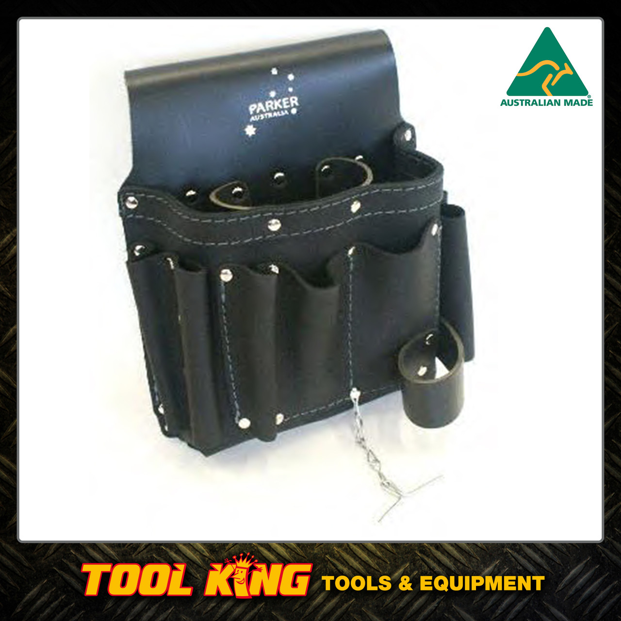 leather utility pouch