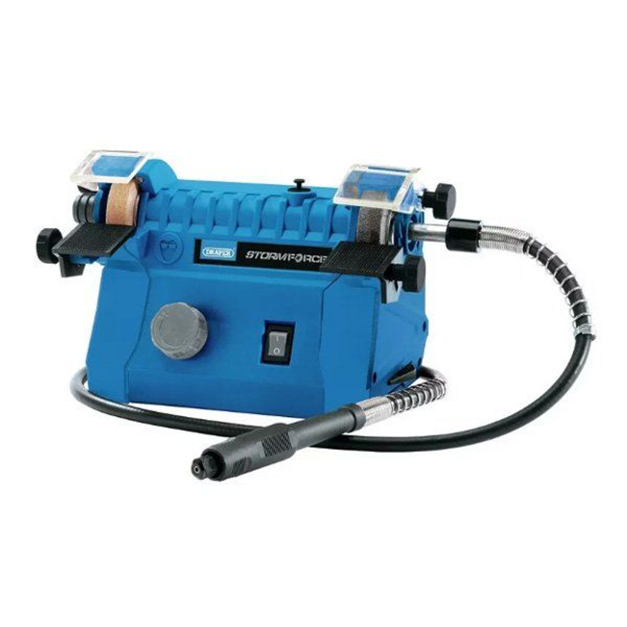 Draper Mini Bench Grinder with flex shaft Robson's Tool King Store