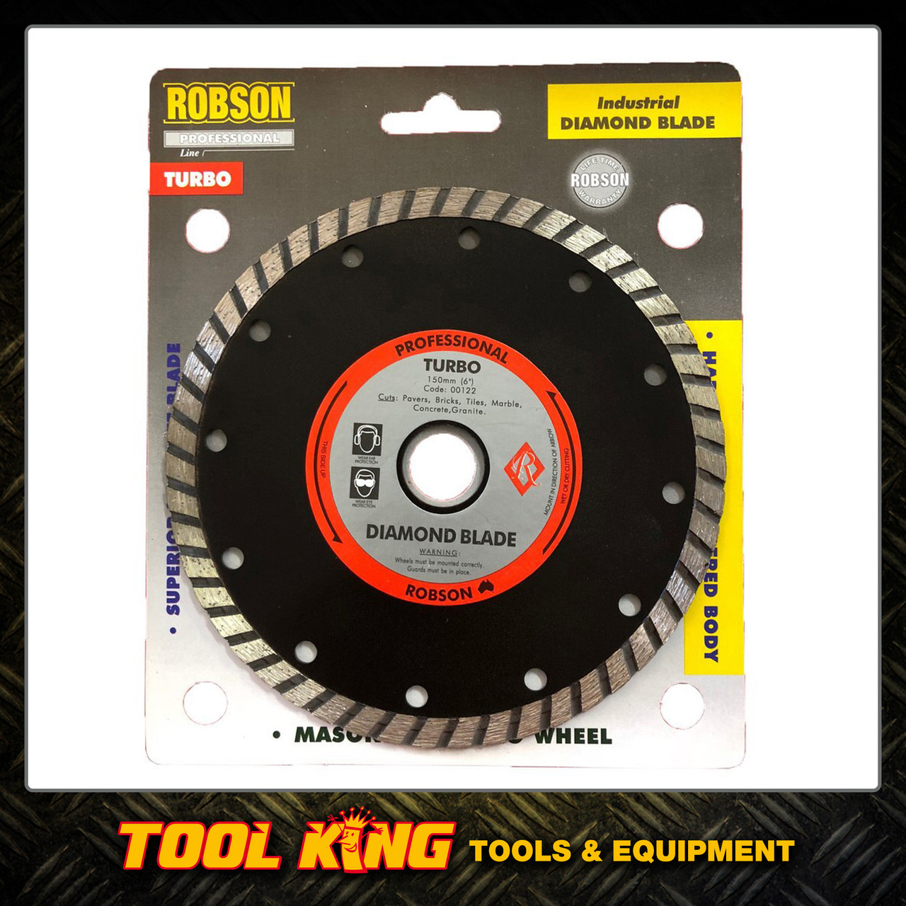 Diamond Blade 6" 150mm Turbo PROFESSIONAL GRADE Tile ceramic and