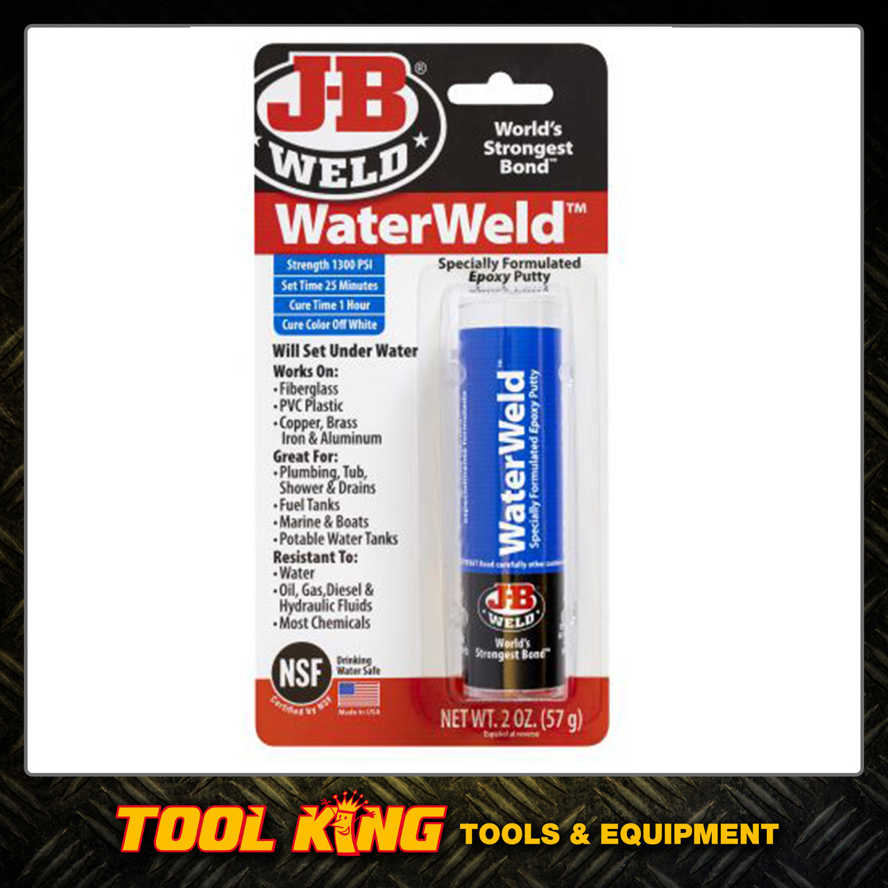 JB Weld HighHeat 57g Heat Temperature Resistant Epoxy Putty Metal Repair  Filler