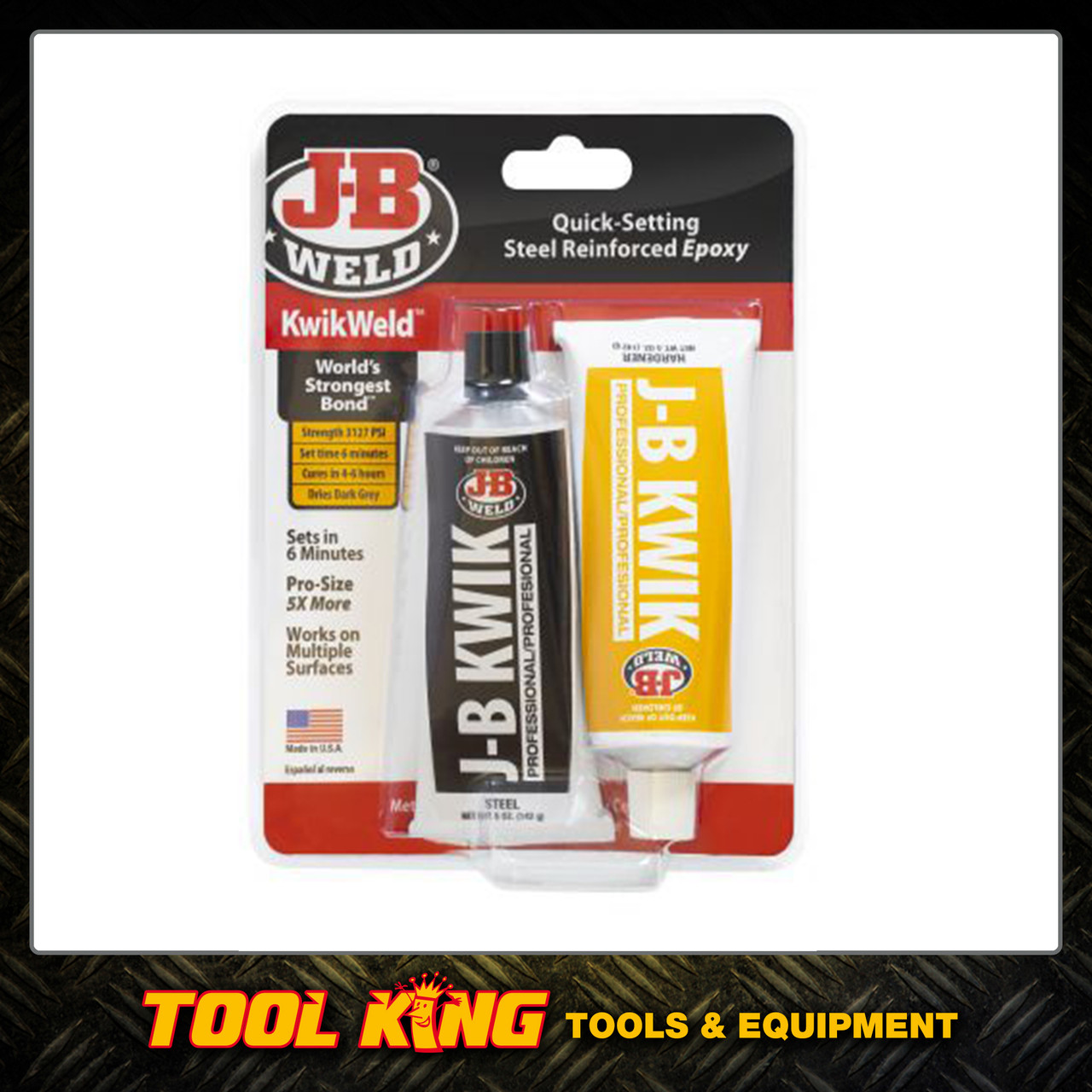 J-B Weld Kwik-Weld Steel Reinforced Epoxy (10 oz)