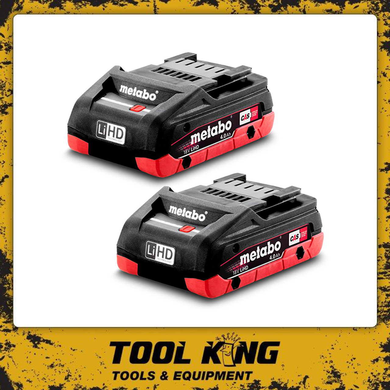 Metabo 18V 4.0Ah LiHD Battery Twin pack Robson s Tool King Store