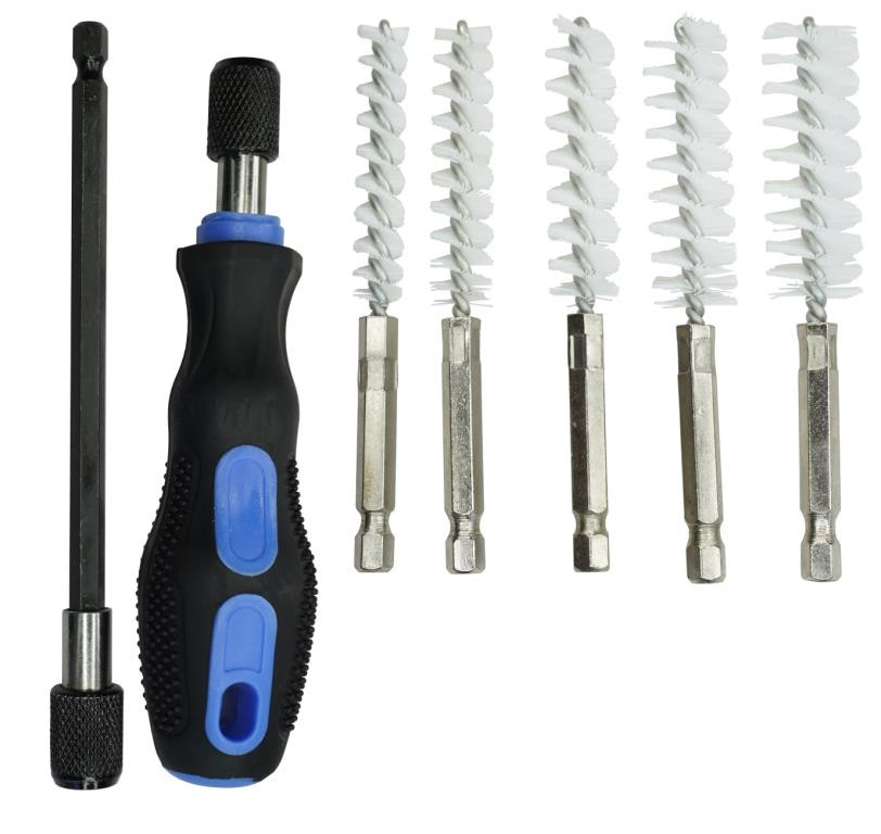Aquarium Filter Hose Brush Bendable Flexible Double Ended Pipe Cleaner Brush For Fish Tanks Pumps Pipes Yellow