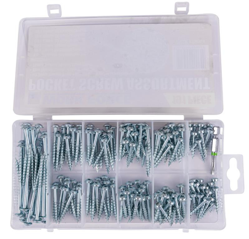 191pc Pocket Hole screw assortment 20064 Robson's Tool King Store