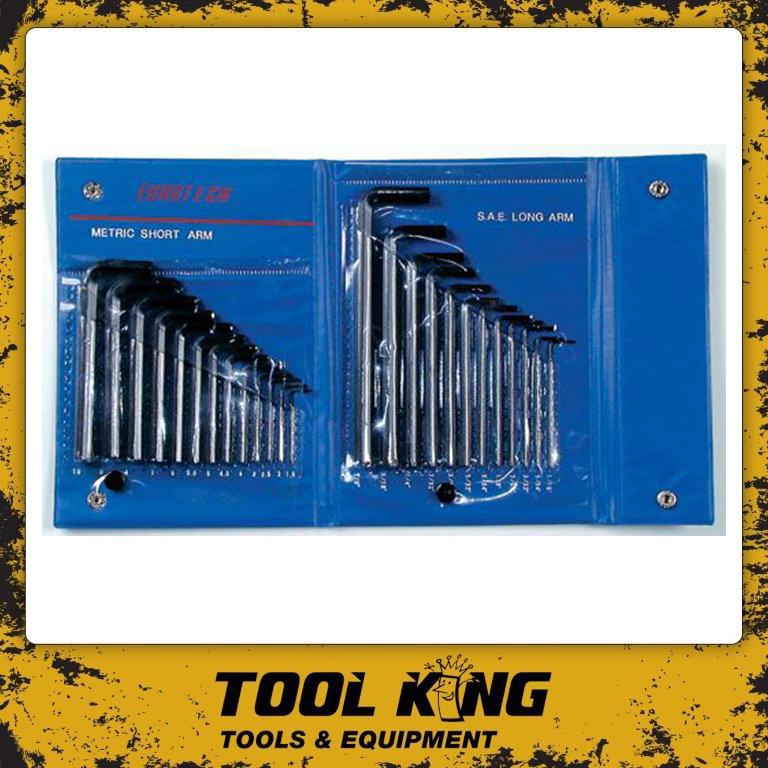 25pc Hex Key Wrench Set Metric/SAE - Robson's Tool King Store