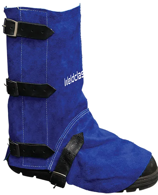 PROMAX Blue Leather Spats with Buckle Fastening - Robson's Tool King Store