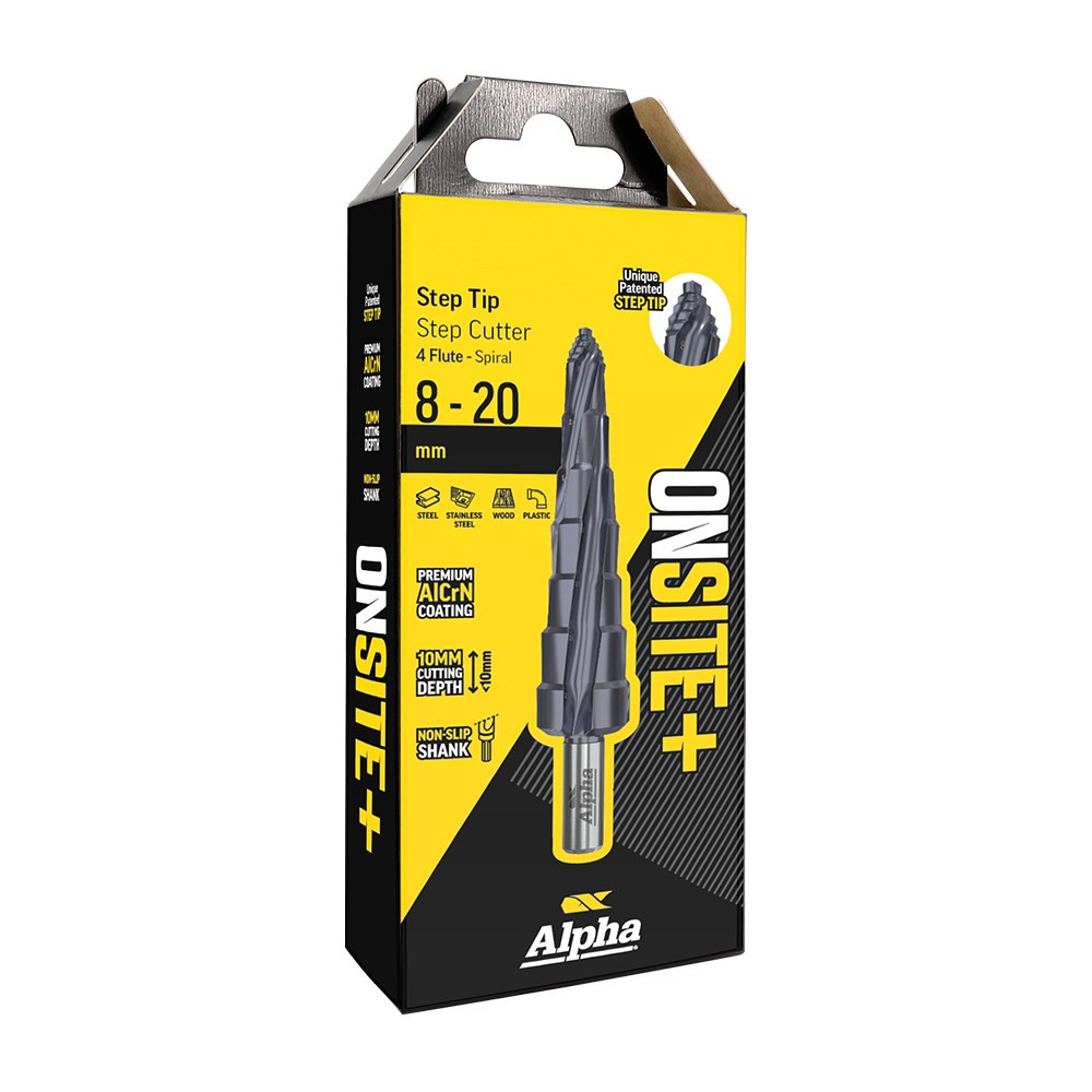 Alpha Onsite Plus Step Tip Step Cutter 8-20mm 9STM8-20DSD - Robson's ...