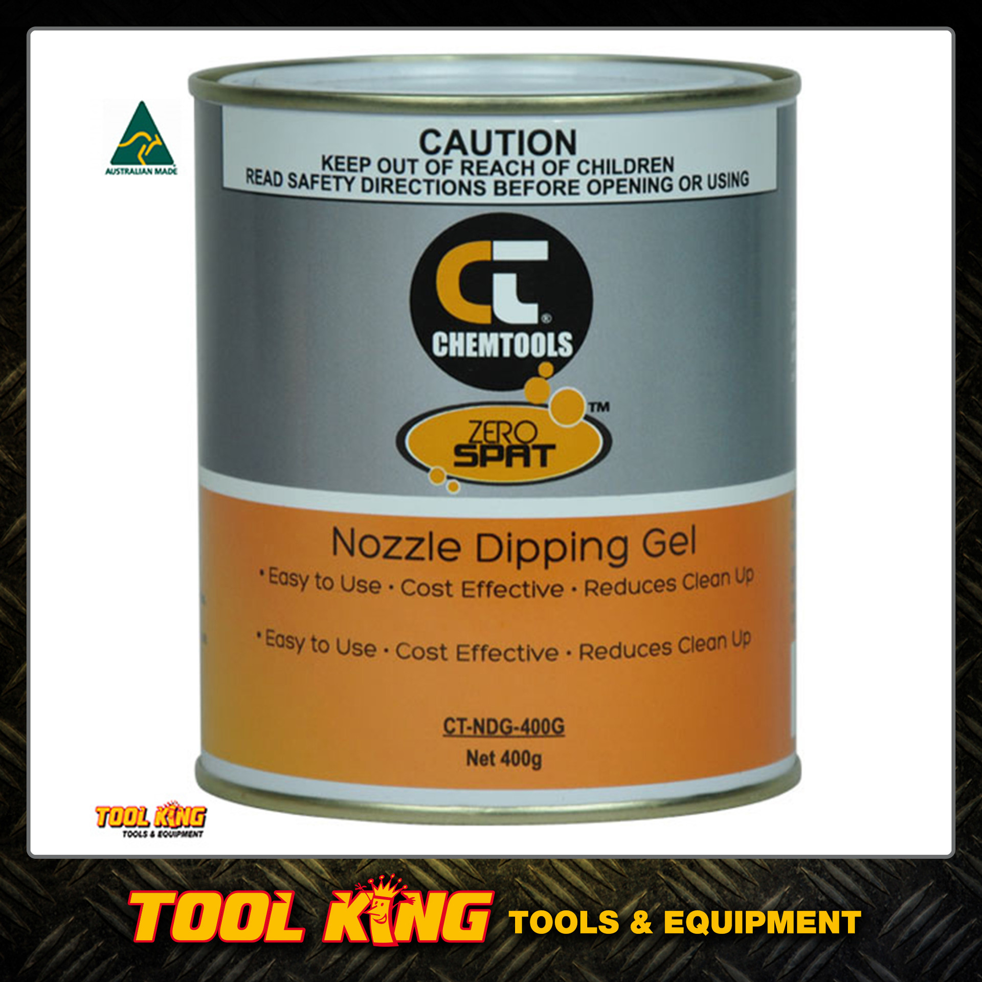 Welding Nozzle Tip dip Gel Mig anti spatter 400g Australian Made Robson's Tool King Store