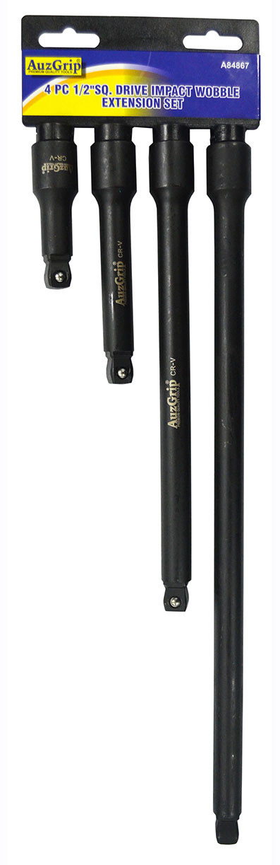 4pc 1/2"Dr Impact Wobble extension bar set for sockets Robson's Tool