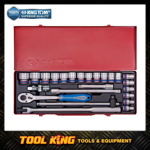 24pc Socket set 1/2"Drive metric KING TONY 