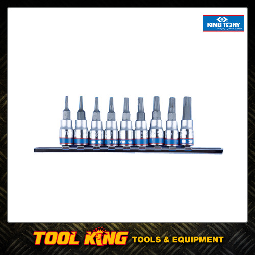 Torx socket bit set 1/4"D King Tony professional 2109PR