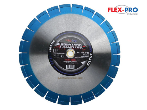 Flexpro 14" 350mm Silent Diamond Saw blade Noise reduced cutting