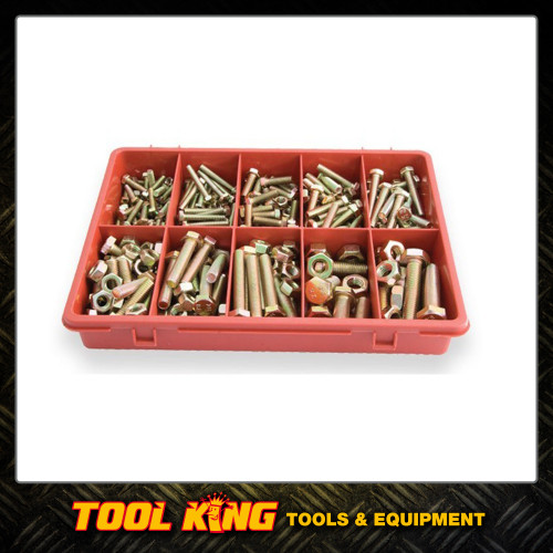 290pc Bolt & Nut Assortment pack HI TENSILE grade 8.8 metric