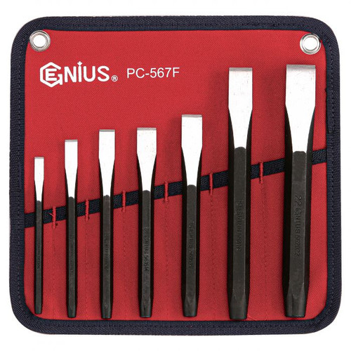 Genius Tools 7pc Cold Chisel Set PC-567F