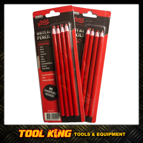 Write-all pencils 2 x packs Writes on steel, wood, concrete, tiles and more