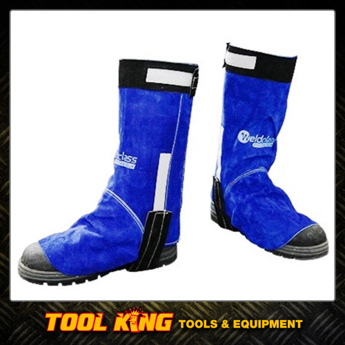 Welders Spats  full leather  with hook and loop fastening Weldclass