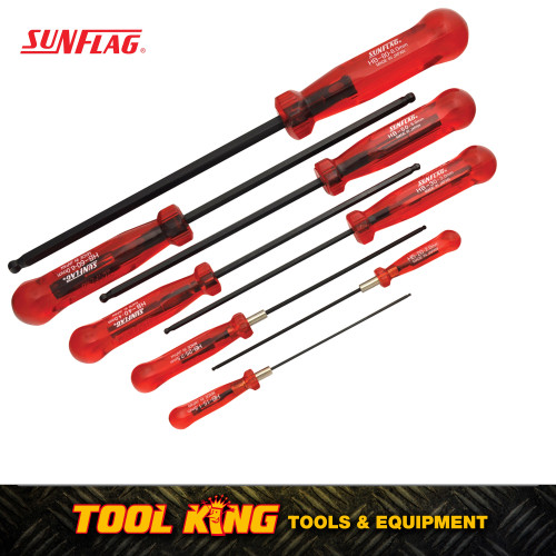SUNFLAG 8pc Hex key screwdriver set Metric Japan SHB-8