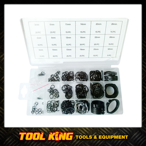 300pc Circlip Snap ring Assortment kit