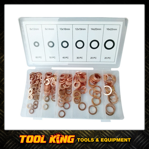 240pc Copper washer Assortment pack