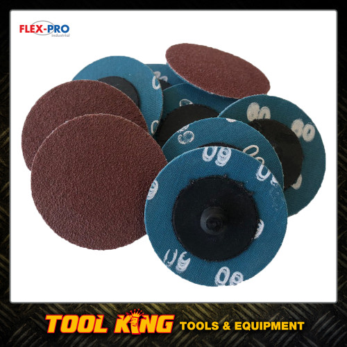 Benchmark Abrasives 3-Inch 36 Grit Roloc Sanding Discs - 50-Pack, Premium Aluminum Oxide