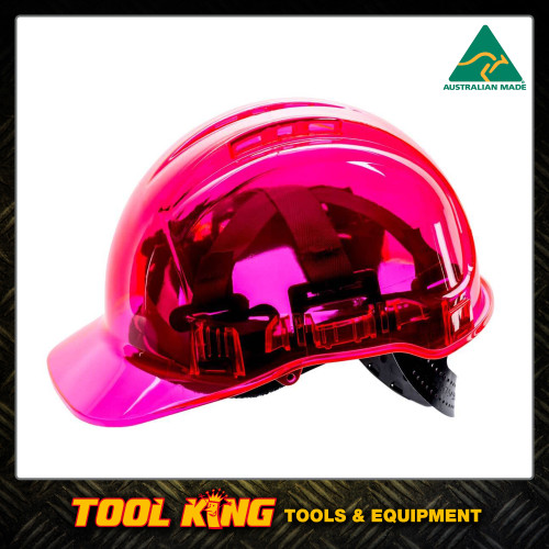 Hard Hat Clearview  vented PINK COLOUR  Australian Made