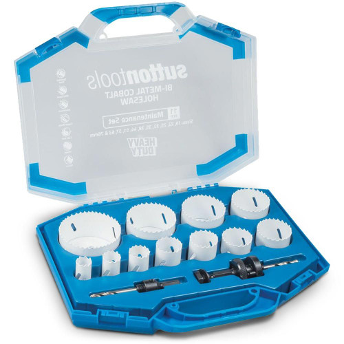 Sutton tools Holesaw set 11pc Bi Metal cobalt Heavy Duty 