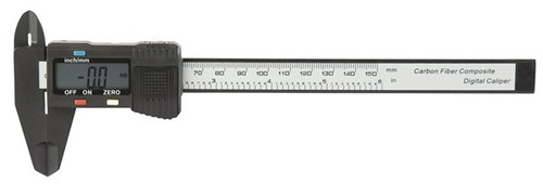 Digital Vernier Caliper 6" 150mm Carbon Fibre 