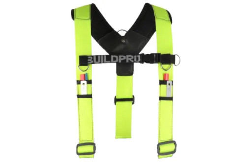 BACKPRO Adjustable Builders padded shoulder brace Yellow