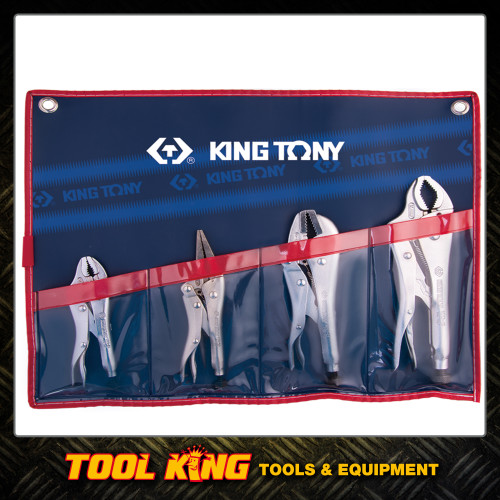 King Tony 4pc Locking plier set  42504PR