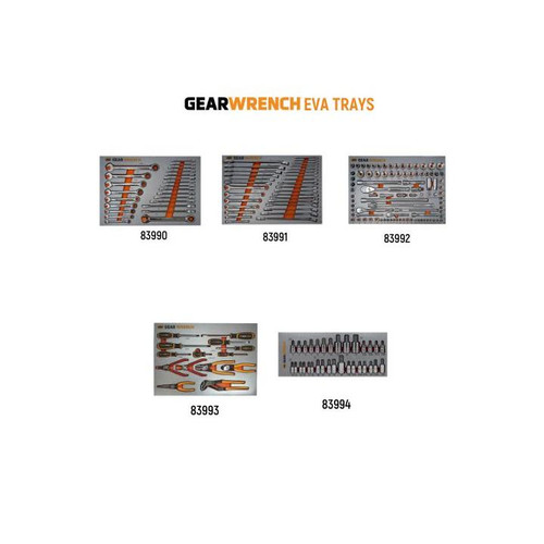 GEARWRENCH 323pc Tool Kit + 58" Trolley + Side Cabinets (x2) 77017