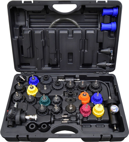 37pc Cooling system pressure tester & Vacuum refiller Master kit PT60305