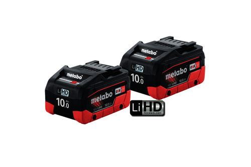 Metabo 18V  10Ah LiHD Battery Twin pack